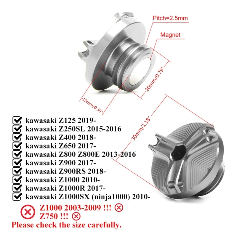 2025 para Kawasaki Z900 RS Z65 - Motorcycle Oil Filter reseña y precio